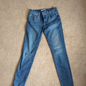 Fidelity denim sola stacked mid rise skinny